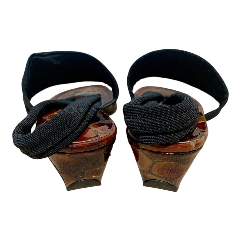 Donald J Pilner Dasan Wedge Sandals Size 7.5 - Picture 6 of 9